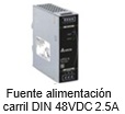  Fuente alimentacin 48VDC 2,5A 