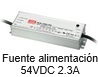  Fuente alimentacin 54VDC 2,3A 