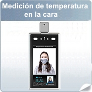 Medidad de temperatura en la cara