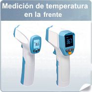 Medida de temperatura en la frente