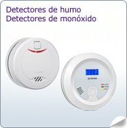Detectores de humo, monoxido de carbono