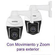 Cmaras con Movimiento y Zoom, para exterior