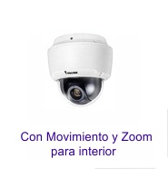 Cmaras con Movimiento y Zoom, para interior