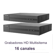 Grabadores HD Multisitema de <b>16 canales</b>