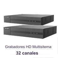 Grabadores HD Multisitema de <b>32 canales</b>