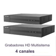 Grabadores HD Multisitema  de <b>4 canales</b>