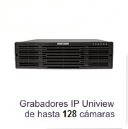 Grabadores IP UNV de hasta 128 cmaras