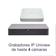 Grabadores IP UNV de hasta 4 cmaras