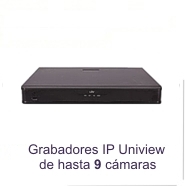 Grabadores IP UNV de hasta 9 cmaras