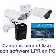 Cmaras IP para utilizar con software LPR en PC